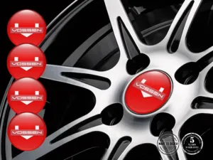 Vossen Silikonaufkleber Ausgabe Individuelle Felgen-Embleme
